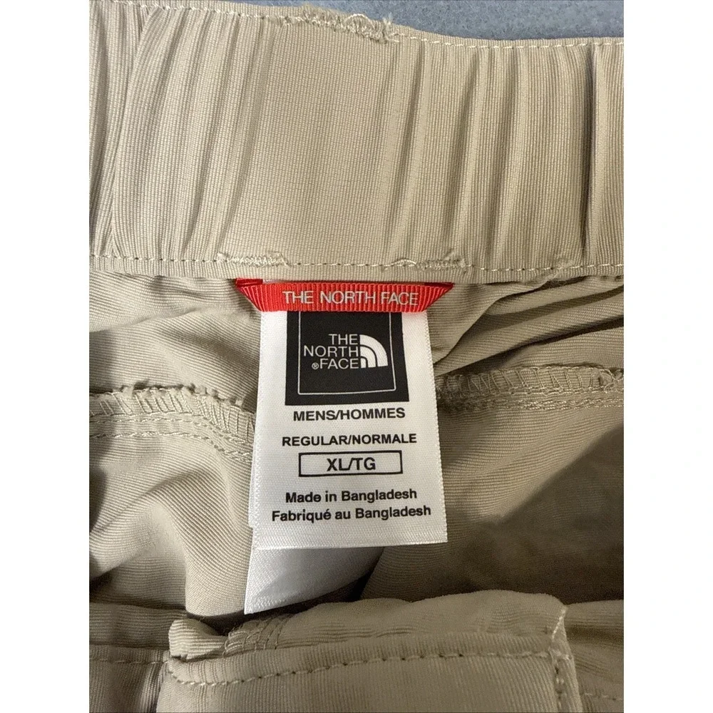 The North Face‎ Convertible CARGO BELTED Pants Mens XL TAN Nylon Outdoor FISHING